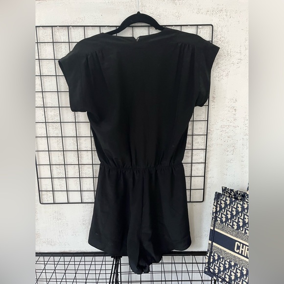 Aritzia Babaton Black Romper - 100% Silk - Picture 3 of 3